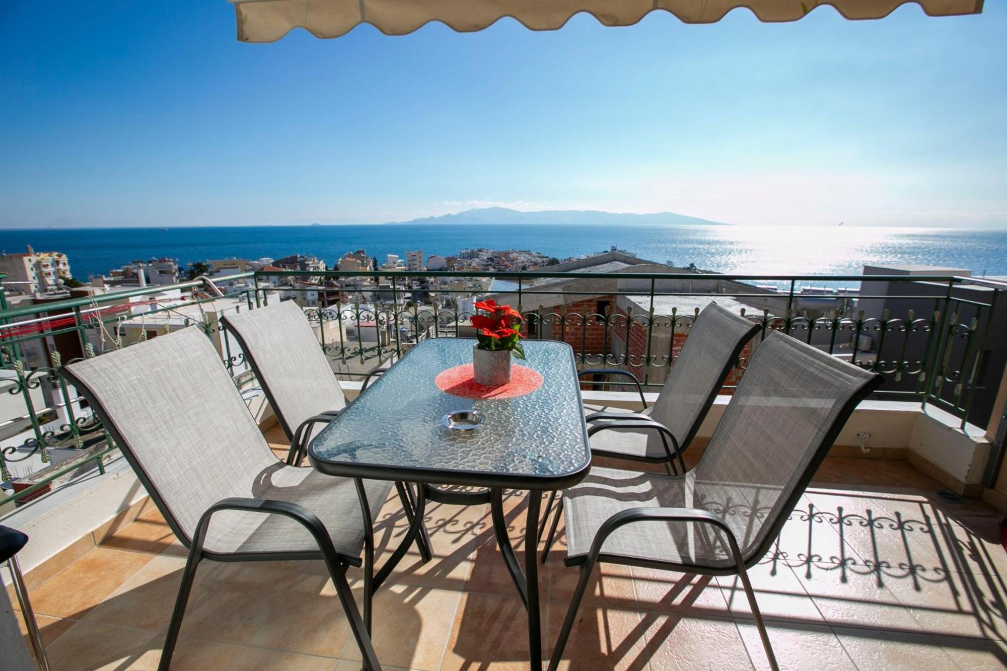 Kathys Sea View Apartment Kavala Buitenkant foto