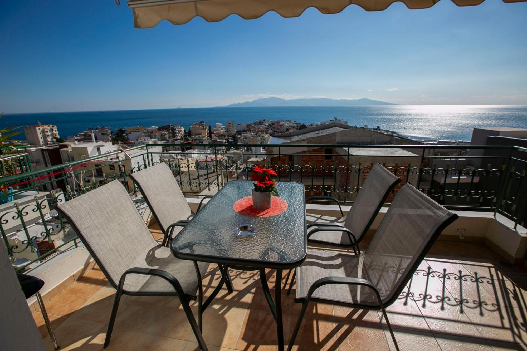 Kathys Sea View Apartment Kavala Buitenkant foto