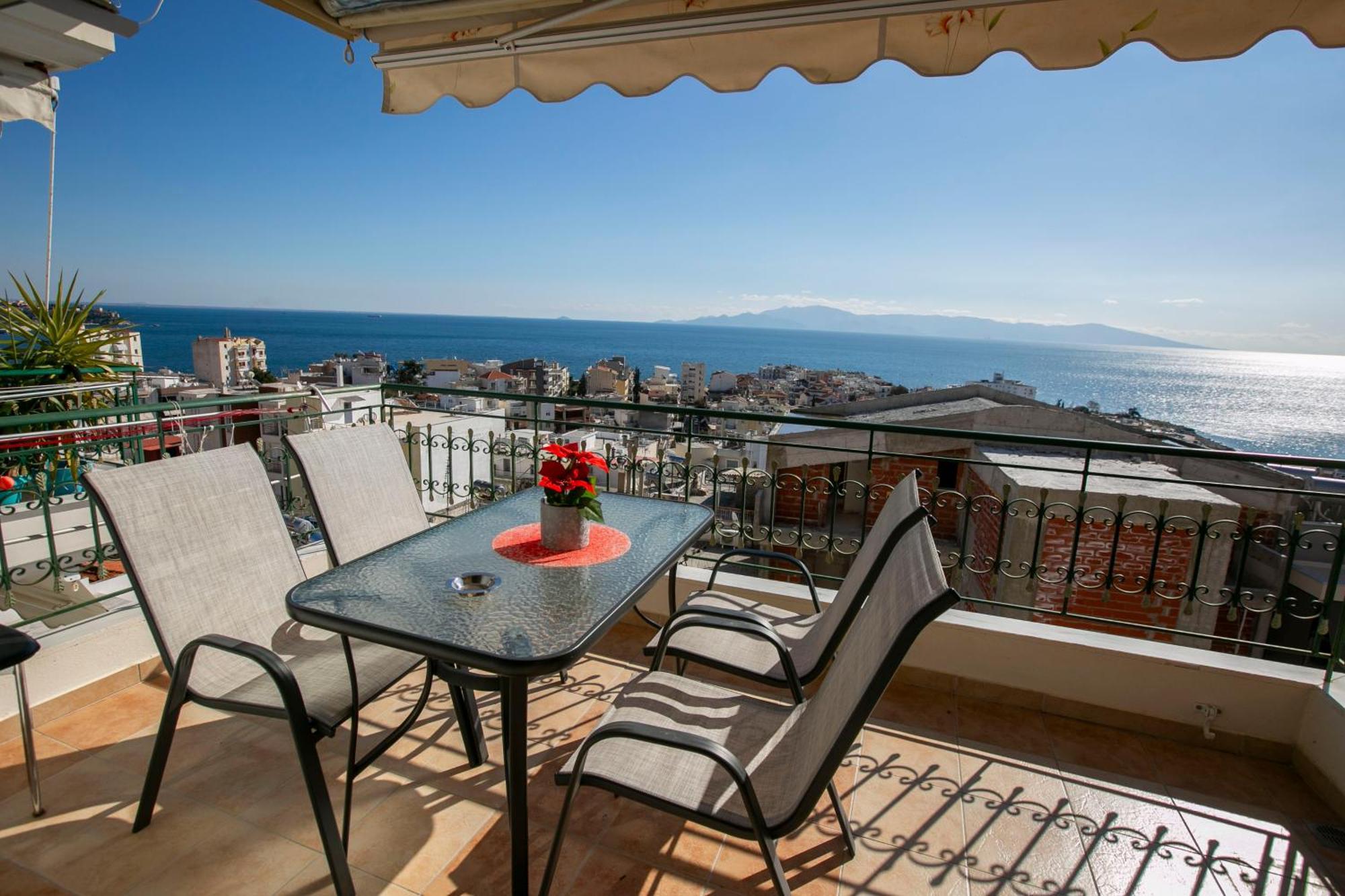 Kathys Sea View Apartment Kavala Buitenkant foto